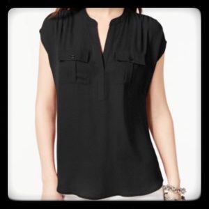 INC Utility Blouse (black)